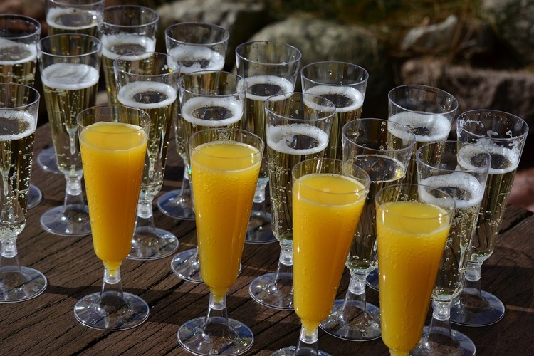 Champagne and Orange Juice
