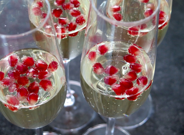 Wine Recipe - Pomegranate Champagne