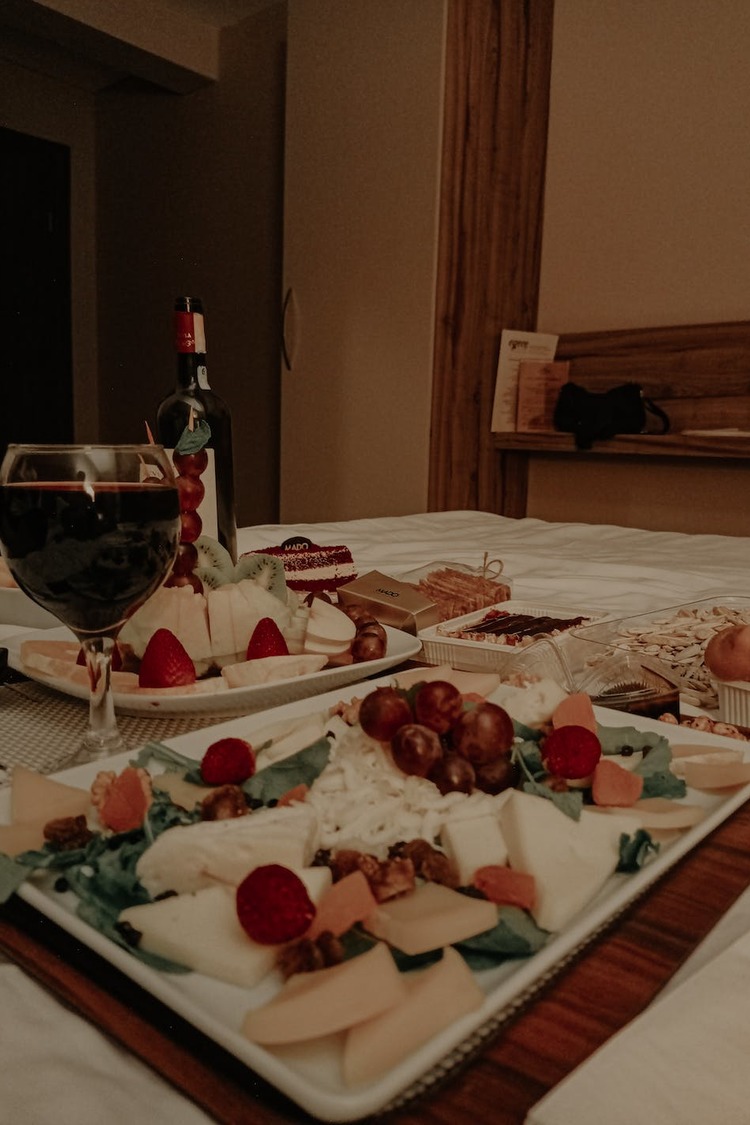 Beaujolais with Charcuterie of Assorted Soft Cheeses and Berries - Wine Recipe