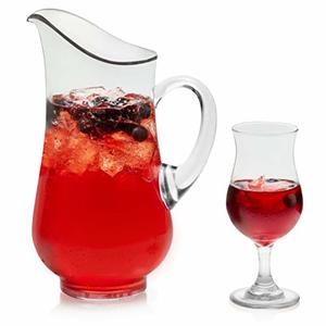 This Entertaining Set is Perfect for Serving Delicious Sangria and Includes a Pitcher and Six Stemmed Glasses